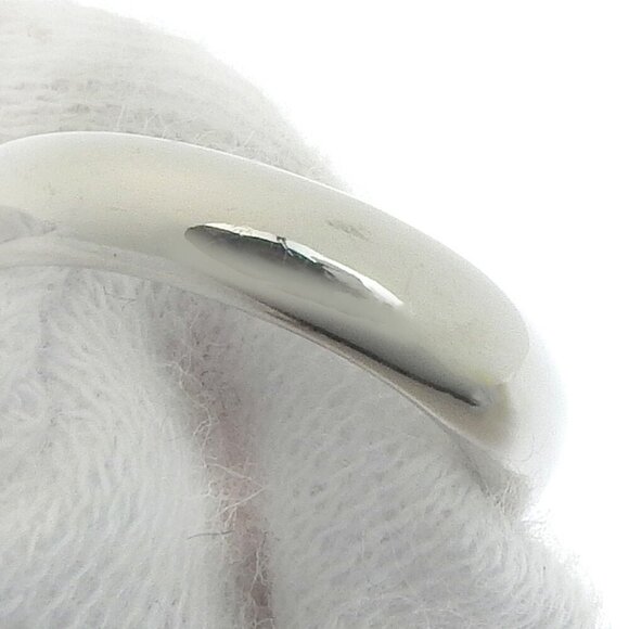 TIFFANY Silver Diamond Ring - Picture 3 of 5